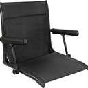 Mesh Fishing Boat Seat 2-Pack, Upgraded Armrest, Breathable Wearproof Mesh Fabric, Thick Aluminum Frame, Balances Comfort and 350 LBS Capacity, 90° Foldable, Ergonomic All-Day Comfort