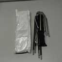 2 Pack Pants Hangers Space Saving- Multi Pants Hanger Save 80% Space - 5 in 1 Pant Rack Hanger for Clothes Organizer, Multifunctional Pants Rack with 10 Stainless Steel Anti-Slip.