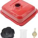 Fuel Tank Kit Red, With Thread Cap and Joint Filter Fuel filter, Replacement for Honda GX140 GX160 GX200 Water Pump Lawn Mover 5.5 HP 6.5 HP Engines ( 3L )