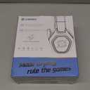 Ozeino 2.4GHz Wireless Gaming Headset for PC, Ps5, Ps4 - Lossless Audio USB & Type-C Ultra Stable Gaming Headphones with Flip Microphone, 40-Hr Battery Gamer Headset for Switch, Laptop, Mobile, Mac (Black and White)