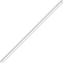 60 Inch Ceiling Fan Downrod, 5 FT White Threaded Fan Downrod