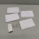 NEEWAY Heavyweight Ruled Index Cards 3x5, 200 Count Flash Cards with Rings and Cover, White Note Cards Lined for Home, Office (Black)