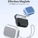 ESR for AirPods Pro 3 Case, Compatible with AirPods Pro Case 3rd Generation (2025), Compatible with MagSafe, Full Drop Protection Cover with Lanyard, White