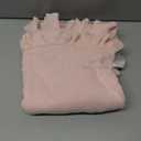 Cotton Baby Blanket with Ruffle Edge Soft Breathable Newborn Blanket for Boys & Girls, Lightweight Knit Throw for Crib, Stroller & Nursery Multiple Pink 30x40