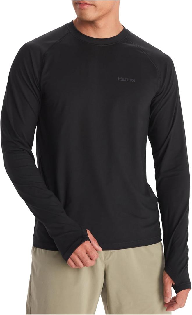 MARMOT Men's Windridge Long Sleeve Shirt (Size Large, Black)