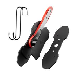 Brake Caliper Compression Tool, Caliper Piston Compressor Tool With Additional 2 pcs Large Steel Plate and 2 Hooks, 360°Adjustable Brake Caliper Tool for Single Twin Quad Piston Calipers (Red)