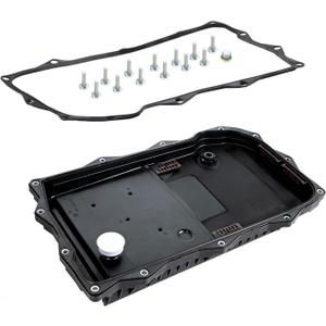 AUCERAMIC 8HP70 8-Speed Transmission Oil Pan w/Filter Gasket Screw Fit for 10-17 BMW 228i 230i 328i 330i 335i 428i 430i 435i 440i 528i 535i 540i 550i 640i 650i 740Li X3 X4 X5 24117624192 24118612901