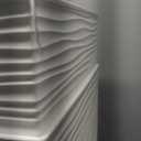 Mueller M-Resin Heavy Duty Tall Planters for Outdoor Plants, Indoor Grande Plant Pots, Boxes, Trees, Flower Pots, 2-Piece Set, 24, Modern Design, Built-in Drainage, Front Porch Decor, White (24 x 11.5", White)