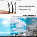 KALIYADI Polarized Sunglasses for Men, Lightweight Sun Glasses with UV Protection for Driving Fishing Golf ((3 Pack) Black/Black/Black)