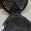 Mueller Heart 5 Waffle Maker, Waffle Iron, Adjustable Browning Control & Nonstick, Cool Touch Handle, Easy to Clean, Small Kitchen Appliances