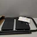 HBTower Step Ladder, Folding Step Stool with Wide Anti-Slip Pedal, Sturdy Steel Ladder, Convenient Handrail, Lightweight, Portable Steel Step Stool