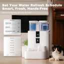 Automatic Cat Water Fountain 10L/338oz Self Filling and Cleaning, Pet Water Dispenser with Filter System for Dogs, 5G Wi-Fi Smart Bowl Wastewater Separation & No Slimy with Quiet Pumps