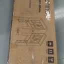 Over The Toilet Storage Cabinet, 32 Inches Width Farmhouse Storage Cabinet Over Toilet with 2 Barn Door, Toilet Paper Holder Stand, Toilet Rack for Bathroom, Laundry, Restroom, White