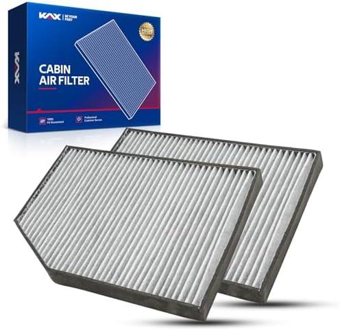 KAX HEPA Cabin Air Filter with Activated Carbon, CF8631A Replacement for Ford F 150 1997-2004, Expedition 1997-2003, F/250 F/350 F/450 F/550 Super Duty DIESEL 1999-2004, Only fits select Ford models Pack of 1