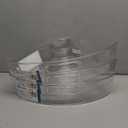 iDesign Clear Plastic 1/4 Wedge Bin for Corner Lazy Susan Cabinet, Kitchen Cabinet Organizer, 4-Pack