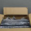 String Light Poles for Outside Deck 2 Pack 8FTHeavy Duty Metal Garden Outdoor Light Poles for Solar String Light Bulbs Hanging Kit for Yard Garden Fence Post Deck Party Wedding