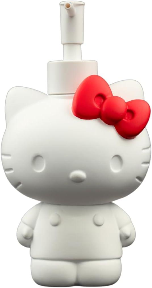 Hello Kitty Soap/Lotion/Hand Sanitizer Resin Pump Dispenser, 10.36 Ounces, (Officially Licensed Product) by Franco Collectibles
