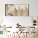 Minimalist & Modern Art for Bedroom Decor Framed Abstract Artwork for Walls Neutral & Contemporary Beige Wall art - Artwork for Living Room and Boho Style Large Abstract Wall Art 2448IN