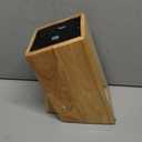 Dice Knife Block, Light Oak Woodgrain