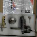 Keyless Entry Door Lock Deadbolt Keypad Mechanical Stainless Steel (Pass Code or Key) 100% Mechanical, No Electronic (silvery2)