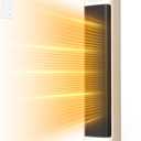 25" Space Heaters For Indoor Use Large Room, Electric Heaters For Indoor Use with Thermostat, Oscillating Room Heaters with Timer, Remote Control, Overheat Protection Tower Heater for Bedroom (Beige)