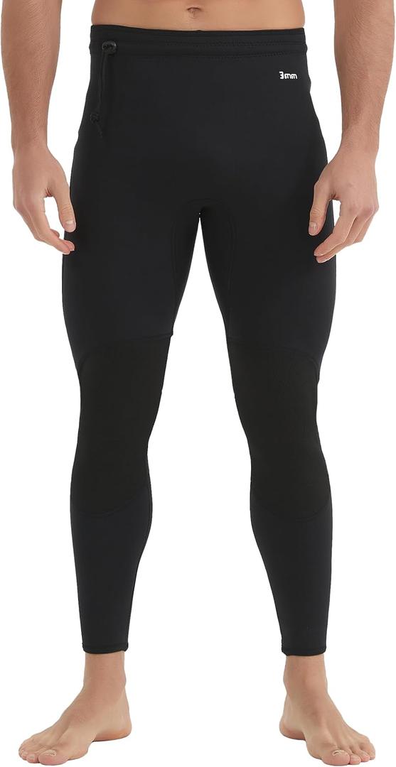 Lemorecn Mens 1.5/2/3mm Neoprene Wetsuit Pants for Diving Snorkeling | High Elastic Wetsuit Pants, Anti Jellyfish Protection, Ideal For Diving, Snorkeling, Kayaking, Canoeing, Swimming L