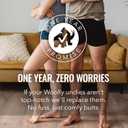 Women's Merino Hipster Brief By Woolly | RWS Certified | Soft, Breathable, Seattle Designed (Black)