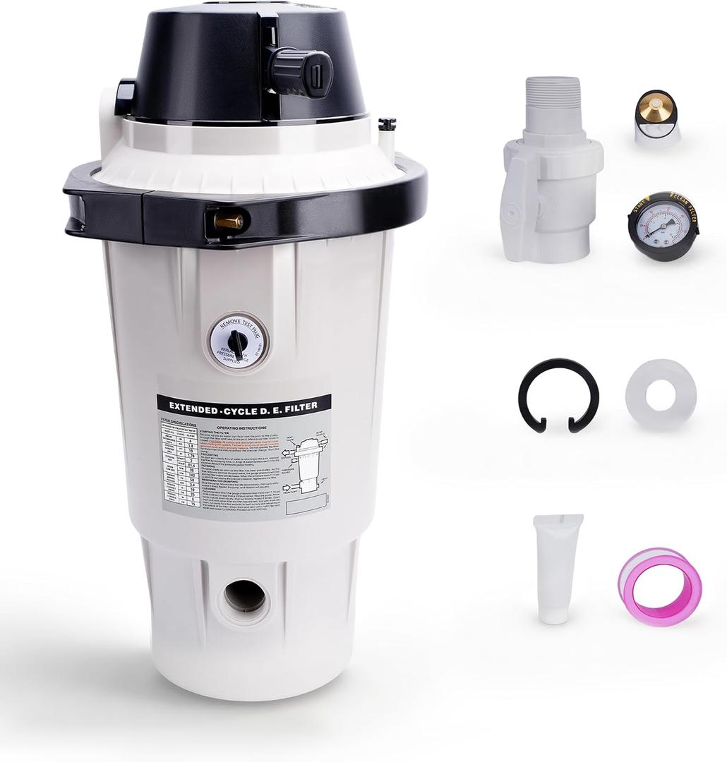 Replacement for Hayward W3EC40AC Perflex Diatomaceous Earth Pool Filter - Complete Set