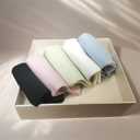 Women's Cotton Ankle Socks, Breathable Moisture-Wicking Sports Running Casual No Show Socks 5/10 Pairs (US, Numeric, 5, 9, Regular, Regular, 5, light green, pink, light blue, black, white)