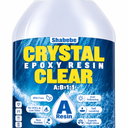 Epoxy Resin 1 Gallon, Upgraded Crystal Clear Resin Epoxy Food Safe with Pump, Self Leveling & Bubble Free High-Glossy with Anti-Yellowing for Coating, Casting, Jewelry Making, DIY Craft