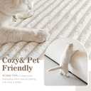 MYSKY HOME 100% Waterproof Couch Cover for Dogs Washable, Non Slip Couch Covers for 2 Cushion Sofa Pet Friendly, Thick Soft Sofa Covers Slipcovers Blanket Dog Bed Cover, Cream, 35"x82.7"