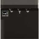Brio Limited Edition Top Loading Water Cooler Dispenser - Black Stainless Steel - Hot & Cold Water, Child Safety Lock, Holds 3 or 5 Gallon Bottles - UL/Energy Star Approved
