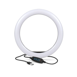 IK Multimedia 10" Selfie Ring Light with 3 Color Modes & 11 Brightness Levels, LED Circle Light for TikTok, Makeup, YouTube, Zoom, Video Recording & Photography, Fits UNC 1/4” Standard Tripod