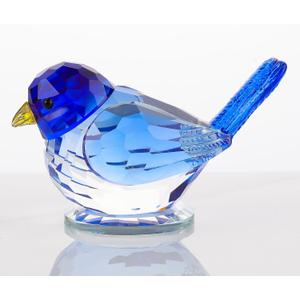 Arikyrist Hand Blown Glass Blue Bird Gifts for Women Birds Decor for Home | Crystal Bird Paperweights for Bird Lovers, Collectible Animals Figurine, Bird Decor for Desk Table, on Christmas Birthday