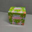 Jumbo 4" Easter Eggs Filled with Wind-up Toys , 8 Pack Colorful Easter Egg Wind Up Jumping Bunnies and Chicks Hunt Filling Treats Easter Basket Stuffers Easter Party Favors for Kids Boys Girls