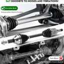Front Left CV Axle Shaft Assembly Fit for Dodge Journey 2009–2020 (FWD Only), Avenger 2008-2011, Avenger (4 speed trans) 2012–2014, Chrysler 200 2012–2014 & Sebring 2007–2010, Driver Side