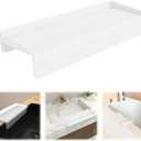 Sink Edge Protectors for Kitchen and Bathroom, Silicone Splash Guard, Countertop Protection from Scratches, Stains, Splashes - Sink Protector for Stainless Steel, Granite, Quartz (Transparent)