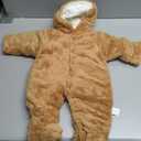 Gaorui Newborn Baby Jumpsuit Outfit Hoody Coat Winter Infant Rompers Toddler Clothing Bodysuit Cartoon (6M(3-6months), Monkey)