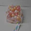 Ball Pit Balls Pack of 100 200 500 - Star and Round Set BPA Free Phthalate Free Non-Toxic Crush Proof Play Balls Soft Plastic Balls for Toddlers Baby Kids Birthday Pool Tent Party (100 Balls - Pearl 6 Colors)