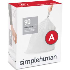 simplehuman 9000 Count White 4.5L Cylindrical Trash Bags