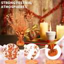 6 Pack Metallic Foil Spary Centerpieces for Tables, Orange Centerpieces for Tables Decorations, Star Brust Table Centerpieces for Birthday Graduation Wedding Baby Shower Party