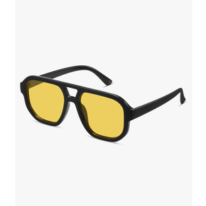 livho Trendy Polarized Square Aviator Sunglasses Women Men Square Eyewear Frame, Retro Sun Glasses for Women Men 2025 Shades