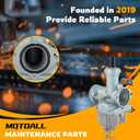 MOTOALL PZ27 Carburetor 150cc 200cc 250cc ATV Go Kart Dirt Bike w/Air Filter for Predator Coleman CT200U KT196 for TaoTao Coolster CG XR100 for Baja Mini Bike Go Kart Parts