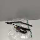 UTV 12V Electric Windshield Wiper Motor Kit with 16" Wiper Blade and 16" Wiper Arm, Compatible with Polaris Ranger RZR 570/900/1000, Compatible with Can-Am Defender, Maverick X3