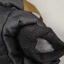 BRKURLEG Black Dog Coat with Harness, Dog Winter Jacket, Dogs Onesie Body Warm Jackets, Small Dogs Winter Coats Reflective Windproof Warm Cold Weather Coats, Pet Waterproof Jacket Hiking L