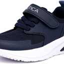 Nautica Kids Fashion Sneaker Athletic Running Shoe with One Strap |Boys - Girls|(Toddler/Little Kid) (Navy-sawyer)