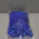 RSLOVE Sexy Babydoll Lingerie - 3 Piece Exotic Lingerie Sets Fishnet Teddy Bodysuit with Thigh High Stockings and Mini Skirt (One Size Plus, Royal Blue)