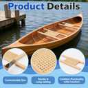 2 Pcs 34 Inch Canoe Webbed Seat Outdoor Caned Seat Replacement Canoe Hardware Accessories Weather-Resistant for Kayaking Boating Fishing Camping