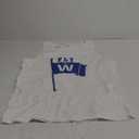 Fly The W Chicago Baseball Winning Flag Distressed Tank Top, XL