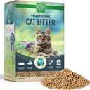 Small Pet Select Pelleted Pine Cat Litter, Kitty Litter, Non Clumping Pellets for Cats, for Use with Sifting Litter Box, Non Tracking, Low Dust, Made in USA, 20lb
